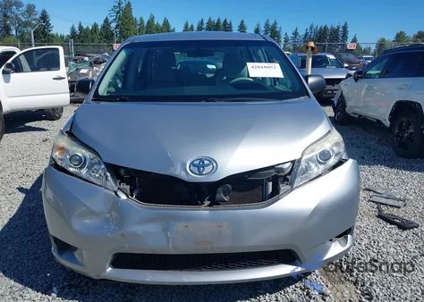2014 Toyota Sienna L V6 7 Passenger from USA, damaged, VIN 5TDZK3DC7ES433780